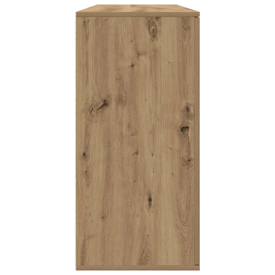 Dressoir 2 pcs Artisan Eiken 79 x 38 x 80 cm Bewerkt hout