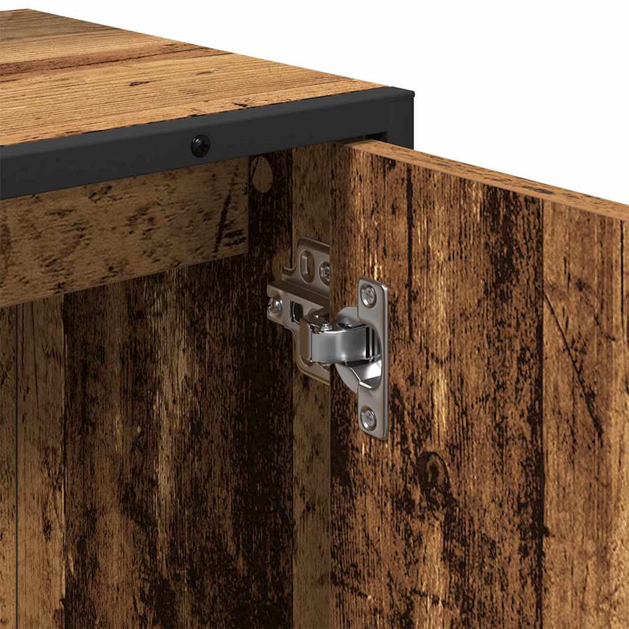 2-Delige Badkamermeubelset Gefabriceerd Hout Oud hout