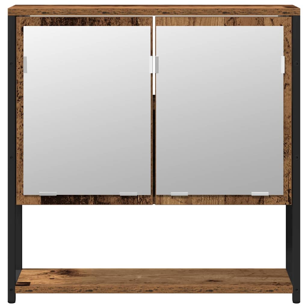 2-Delige Badkamermeubelset Gefabriceerd Hout Oud hout