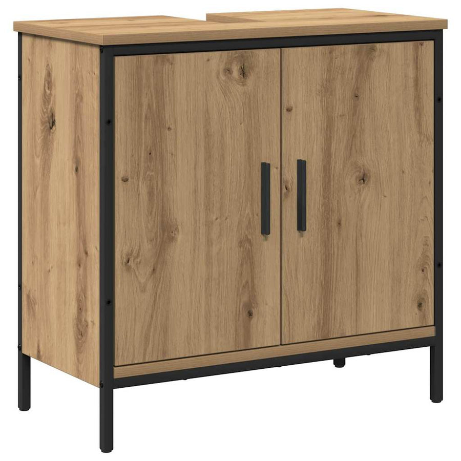 2-Delige Badkamermeubelset Artisan Eiken Engineered Wood artisanaal eikenkleurig