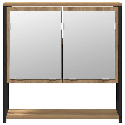 2-Delige Badkamermeubelset Artisan Eiken Engineered Wood artisanaal eikenkleurig