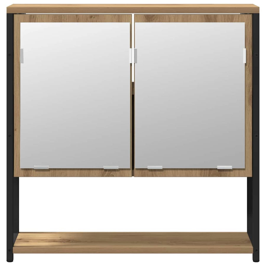 2-Delige Badkamermeubelset Artisan Eiken Engineered Wood artisanaal eikenkleurig