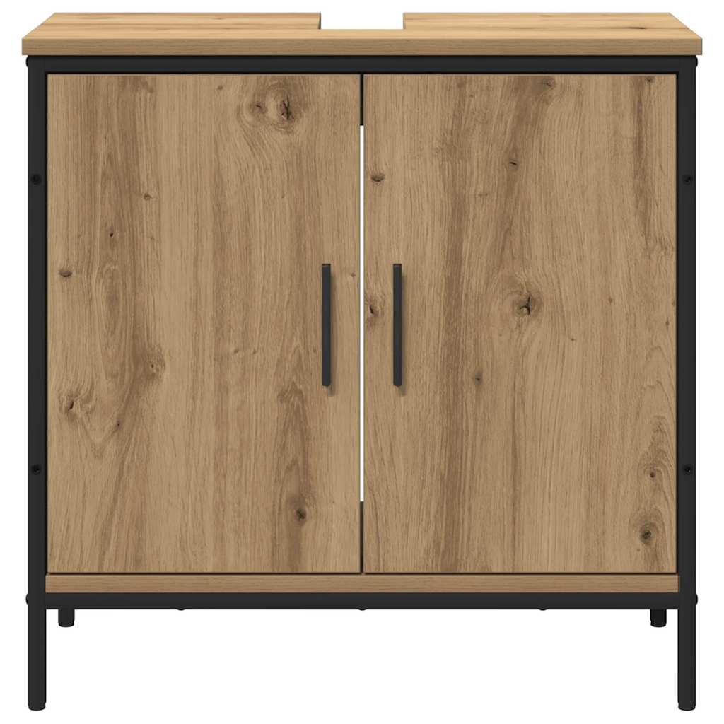 2-Delige Badkamermeubelset Artisan Eiken Engineered Wood artisanaal eikenkleurig
