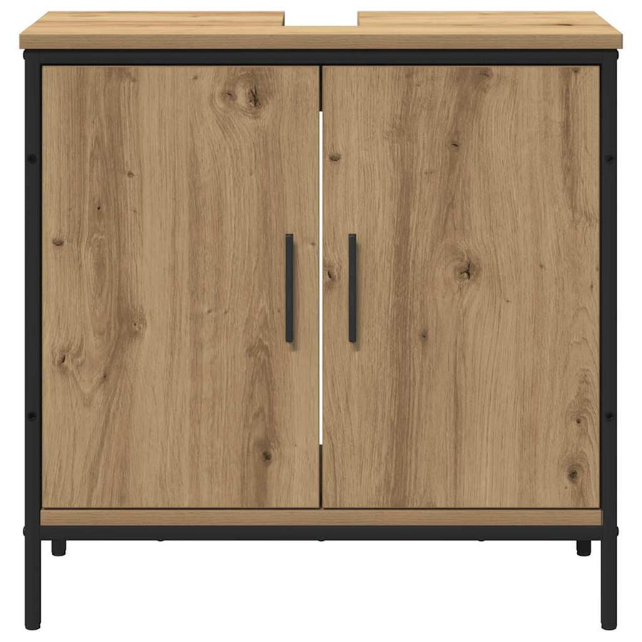 2-Delige Badkamermeubelset Artisan Eiken Engineered Wood artisanaal eikenkleurig