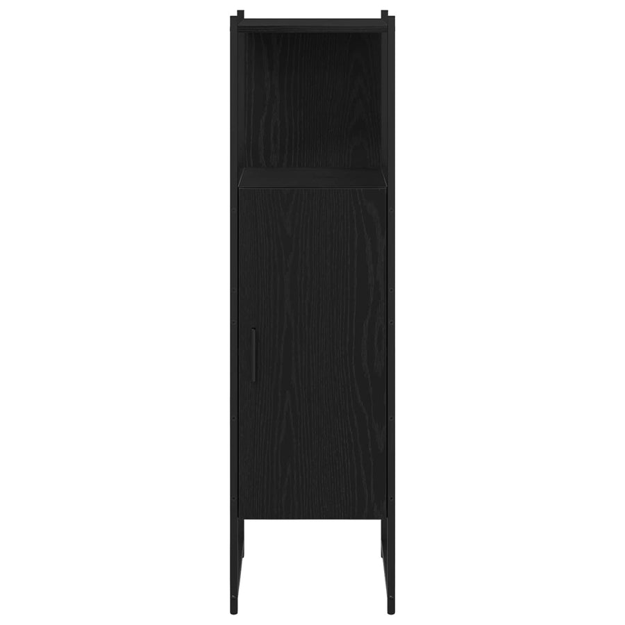 Badkamermeubelset 3 st Zwart 33 x 33 x 113,5 cm Bewerkt hout