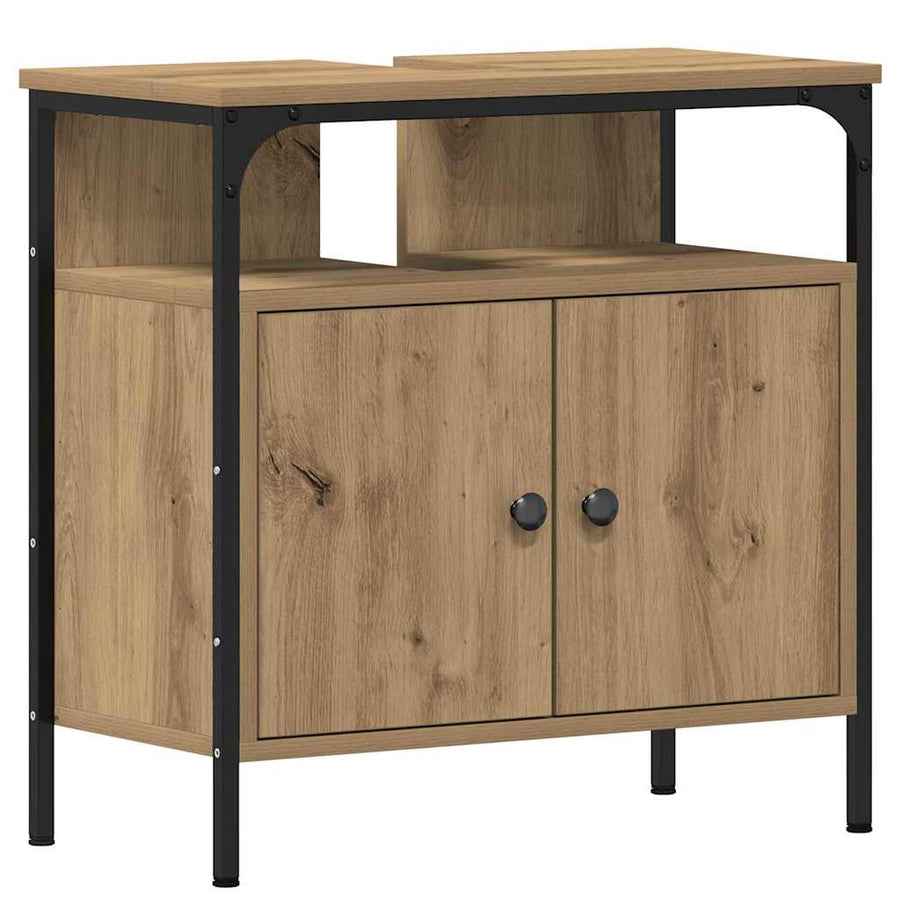 3-delige Badkamermeubel Set Artisan Eiken Engineered Wood