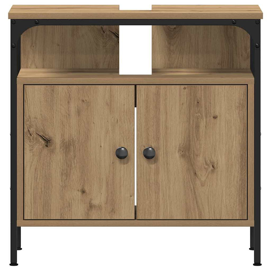 3-delige Badkamermeubel Set Artisan Eiken Engineered Wood