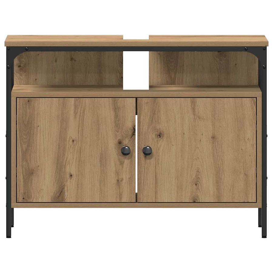 3-delige Badkamermeubel Set Artisan Eiken Engineered Wood