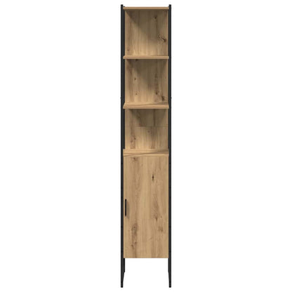 Badkamermeubelset met plank 3 pcs Artisan Eiken Bewerkt hout