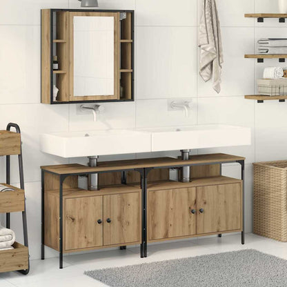 3-delige Kaptafel Set Artisan Eiken Hout