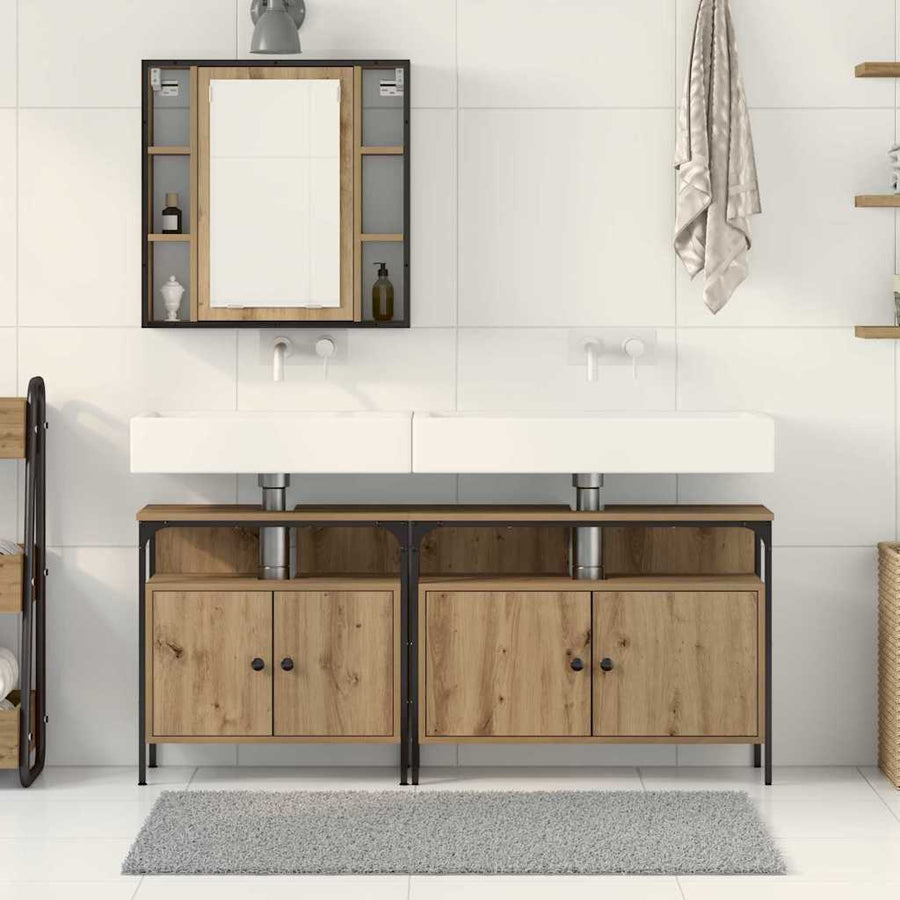 3-delige Kaptafel Set Artisan Eiken Hout