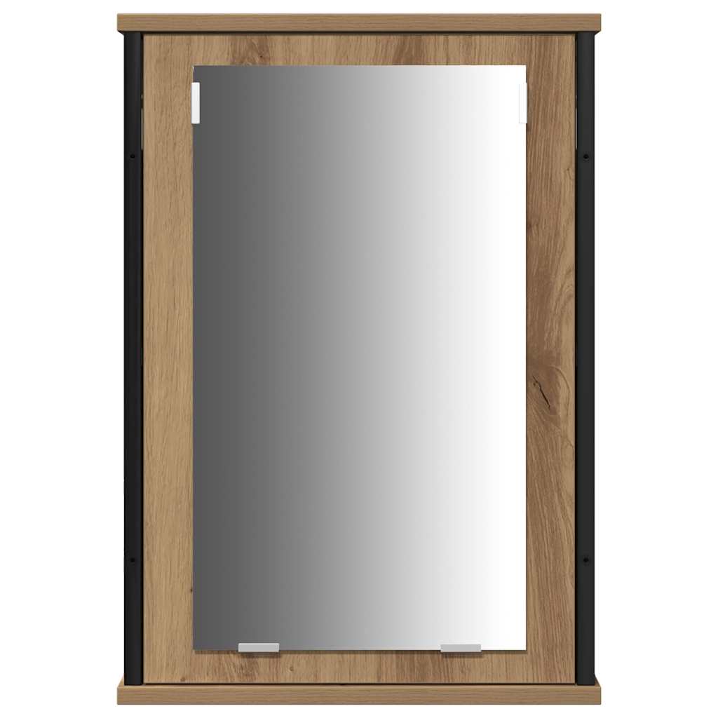 4-Delige Badkamer Meubelset in Artisan Eiken, Geengineerd Hout