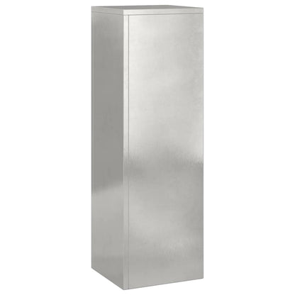 Plantenstandaard 2 pcs Zilver 24 x 24 x 75 cm Roestvrij staal