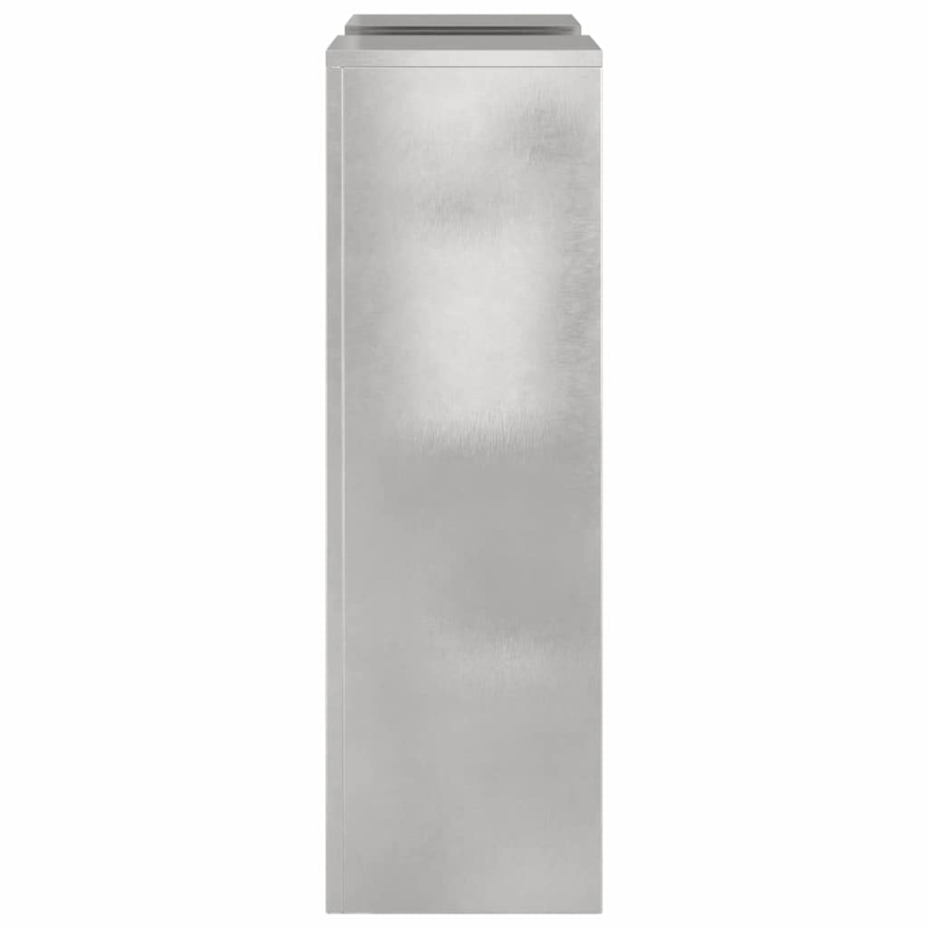 Plantenstandaard 2 pcs Zilver 24 x 24 x 75 cm Roestvrij staal