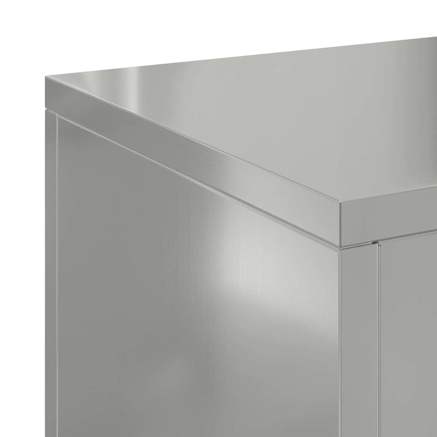 Plantenstandaard 2 st zilver 24 x 24 x 75 cm