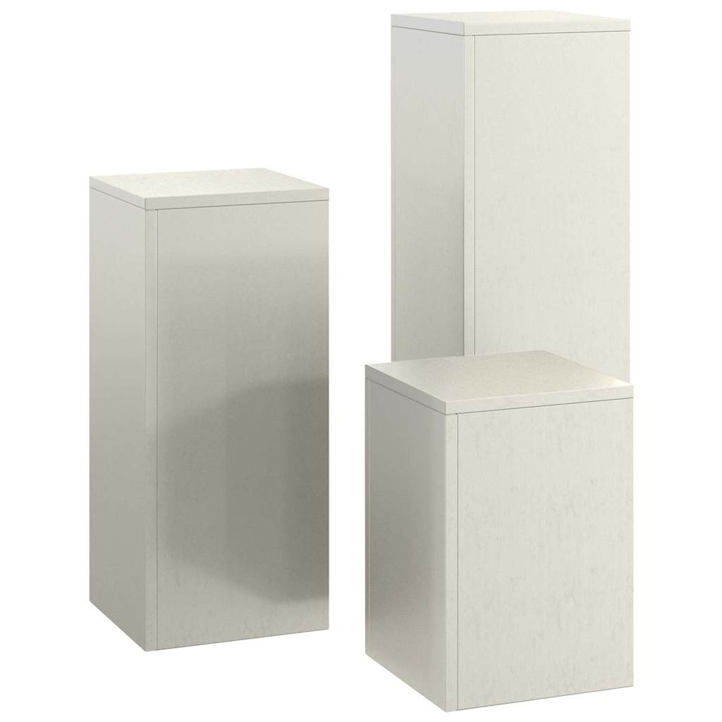Plantenstandaard 3 pcs Roestig Cortenstaal