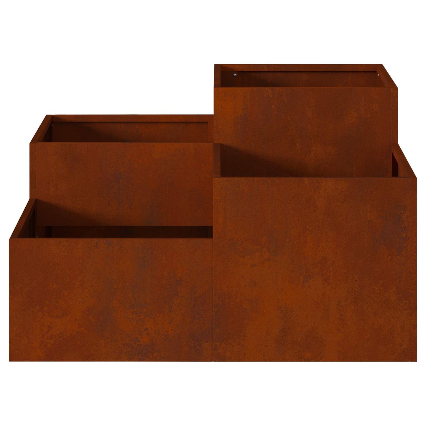 Plantenbak Roestig 100 x 100 x 48 cm weervast staal