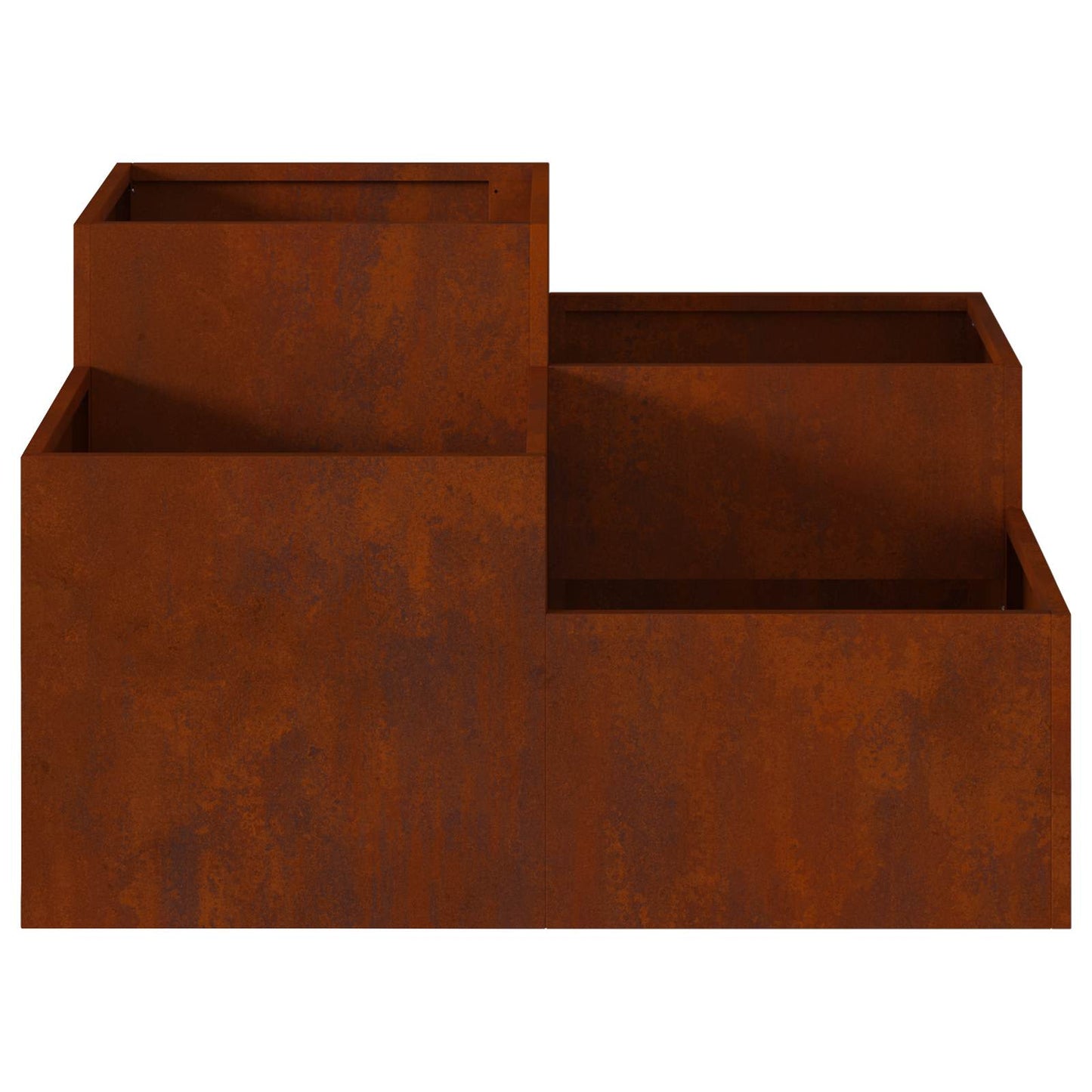 Plantenbak Roestig 100 x 100 x 48 cm weervast staal