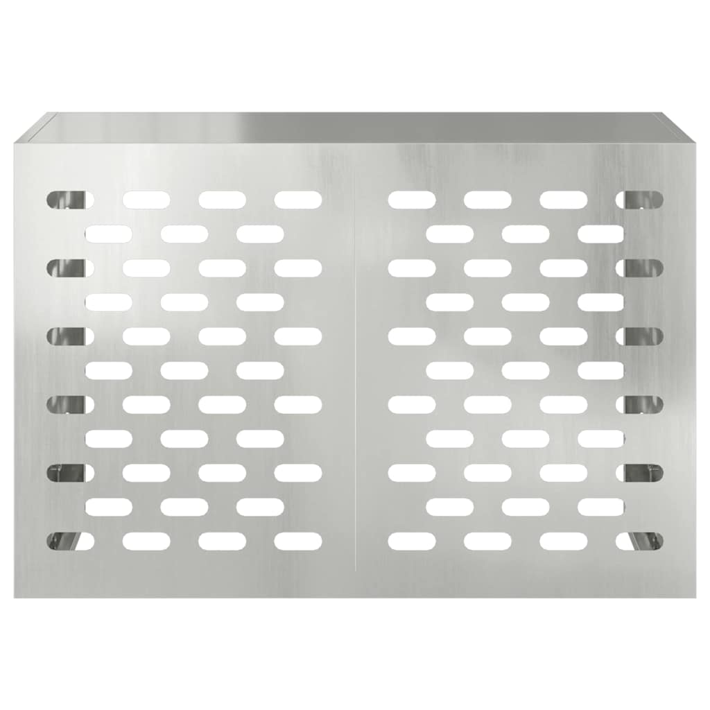 Airconditioner Hoes Zilver Gegalvaniseerd Staal 90 x 40 x 60 cm