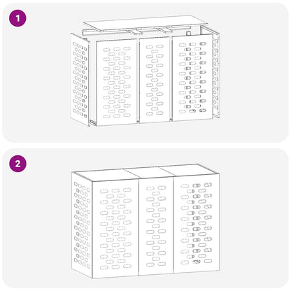 Airconditioner Hoes Zilver 110 x 50 x 80 cm