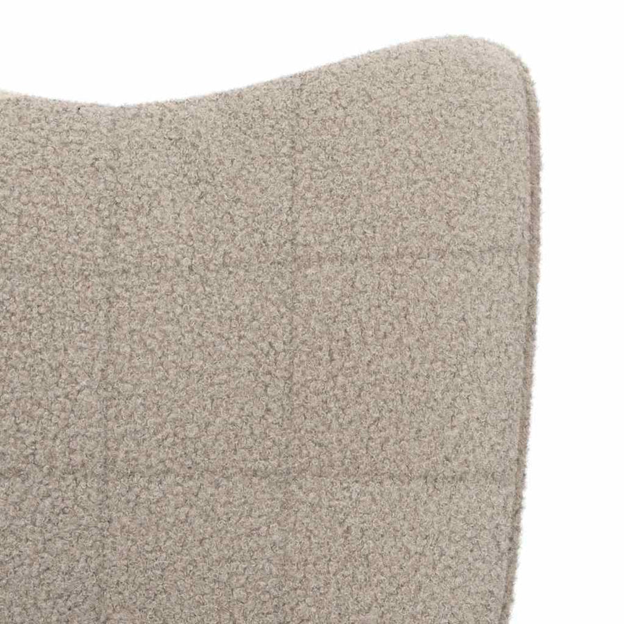 Fauteuil Lichtgrijs 62 x 67 x 95,5 cm Sherpa Stof
