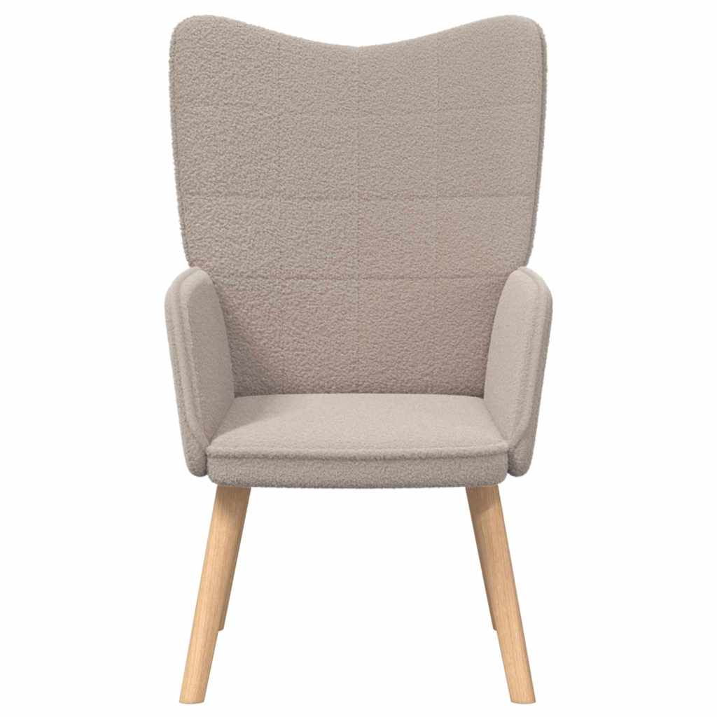 Fauteuil Lichtgrijs 62 x 67 x 95,5 cm Sherpa Stof
