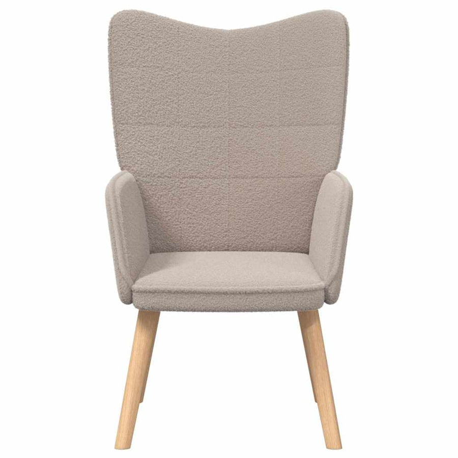 Fauteuil Lichtgrijs 62 x 67 x 95,5 cm Sherpa Stof