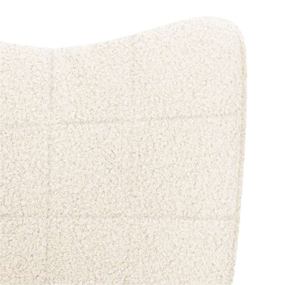 Fauteuil Crème 62 x 67 x 95,5 cm Sherpa Stof