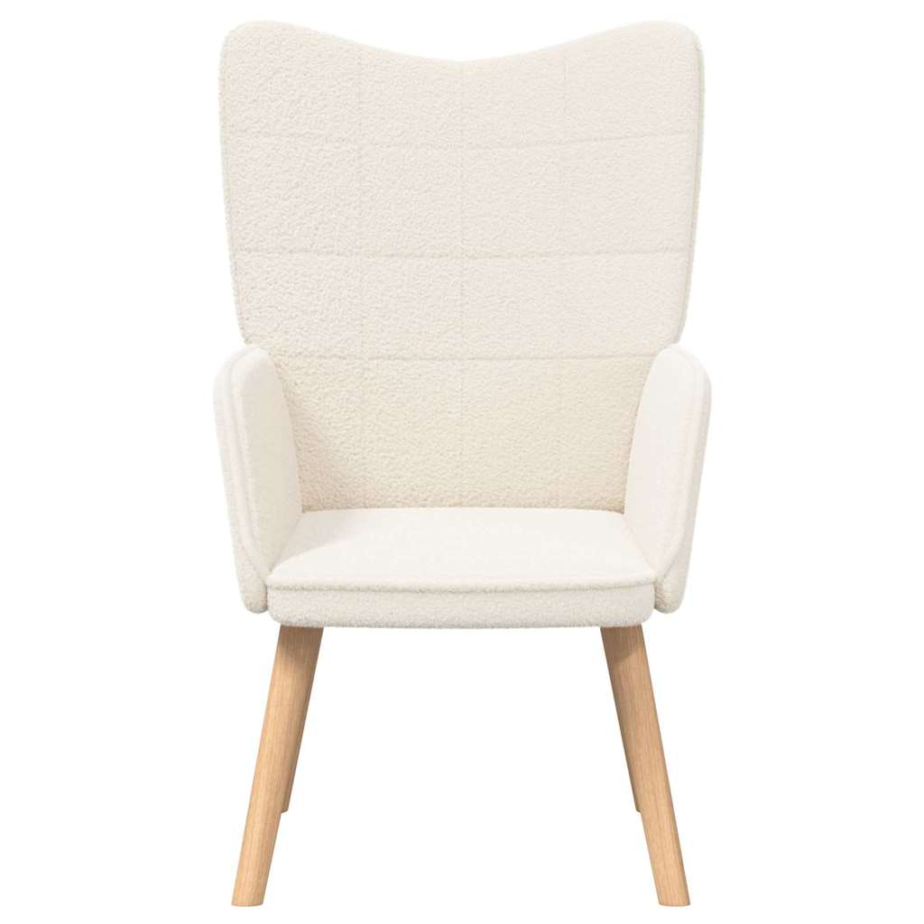 Fauteuil Crème 62 x 67 x 95,5 cm Sherpa Stof