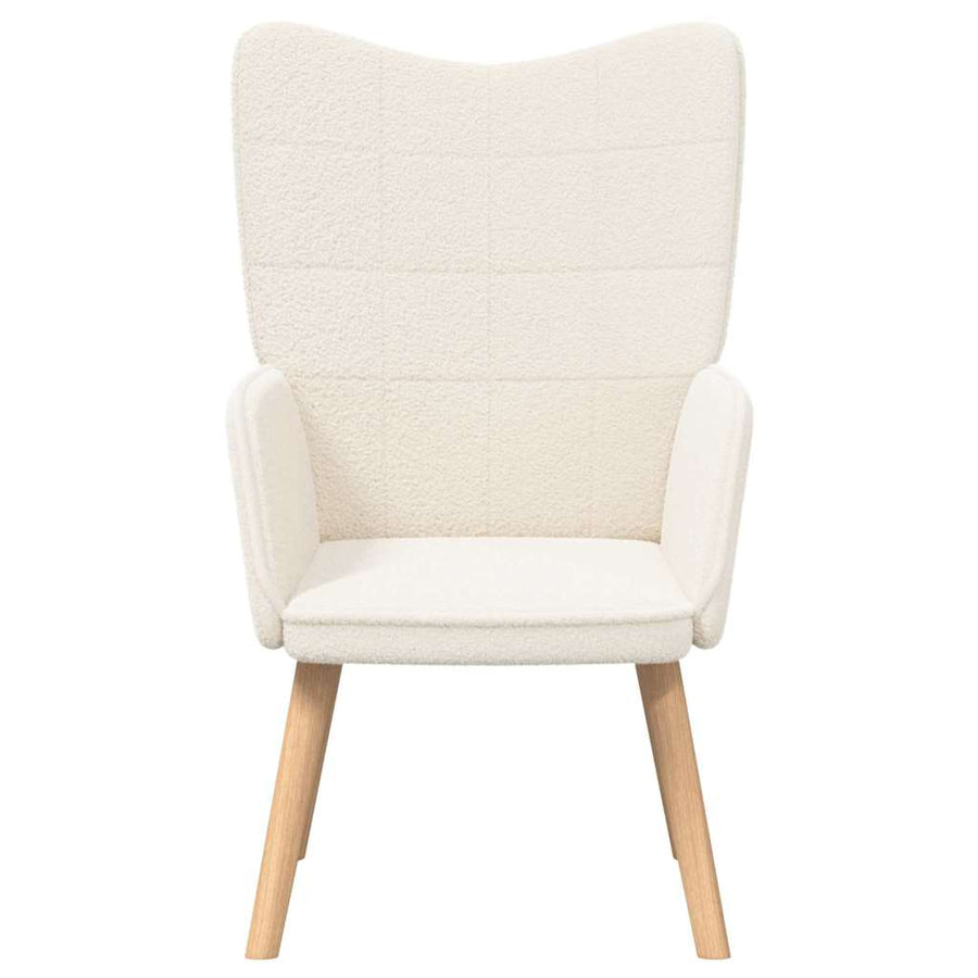 Fauteuil Crème 62 x 67 x 95,5 cm Sherpa Stof