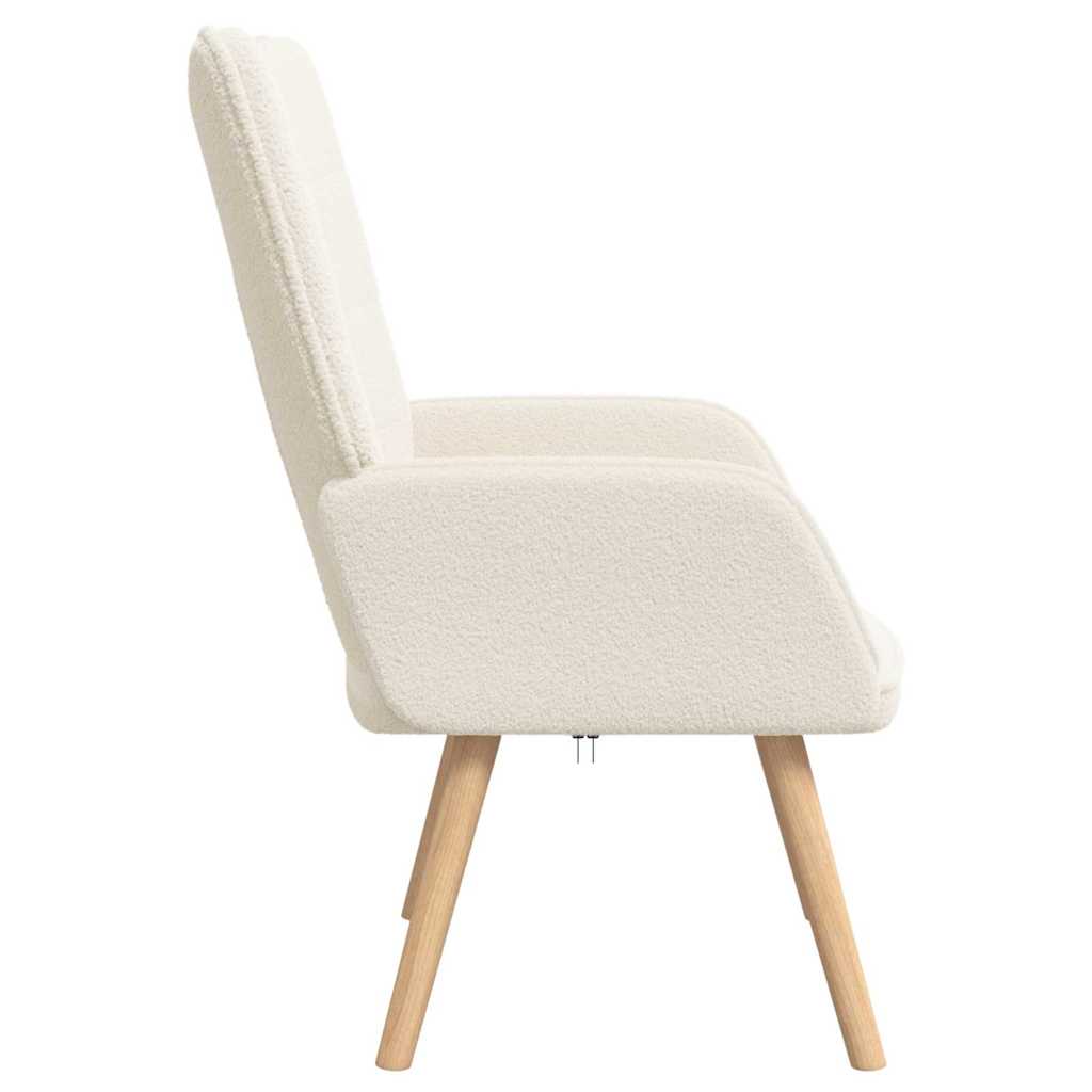 Fauteuil Crème 62 x 67 x 95,5 cm Sherpa Stof