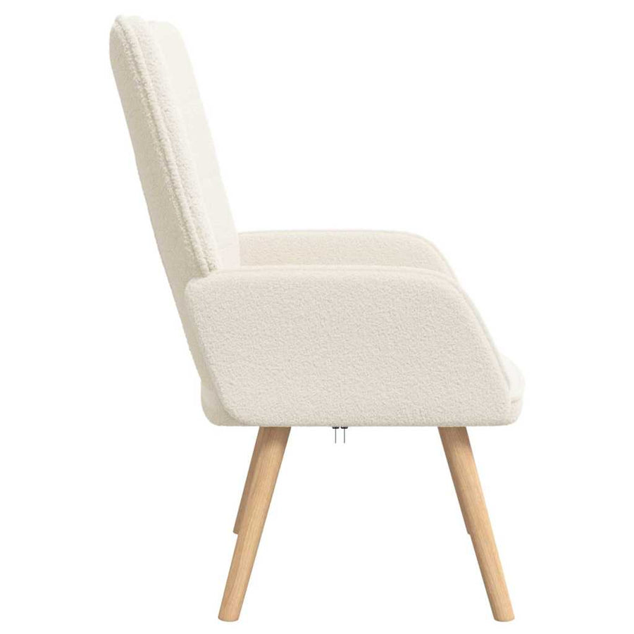 Fauteuil Crème 62 x 67 x 95,5 cm Sherpa Stof