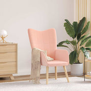 Fauteuil roze 62x67x95,5 cm sherpa stof