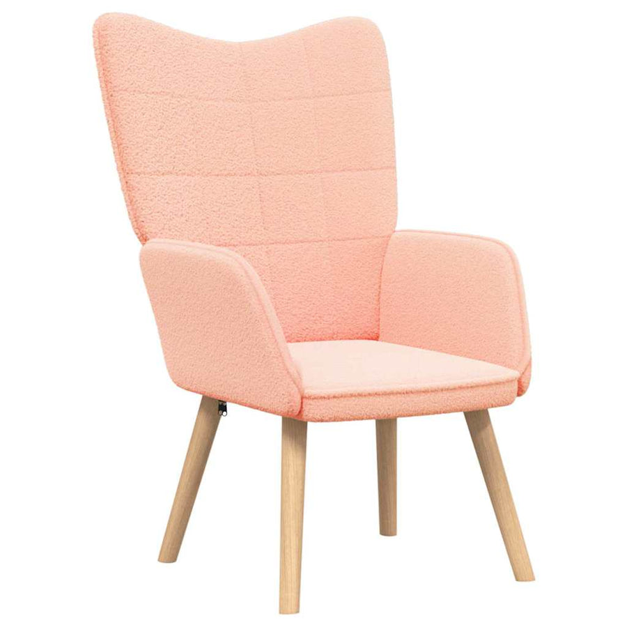 Fauteuil Roze 62 x 67 x 95,5 cm Sherpa Stof