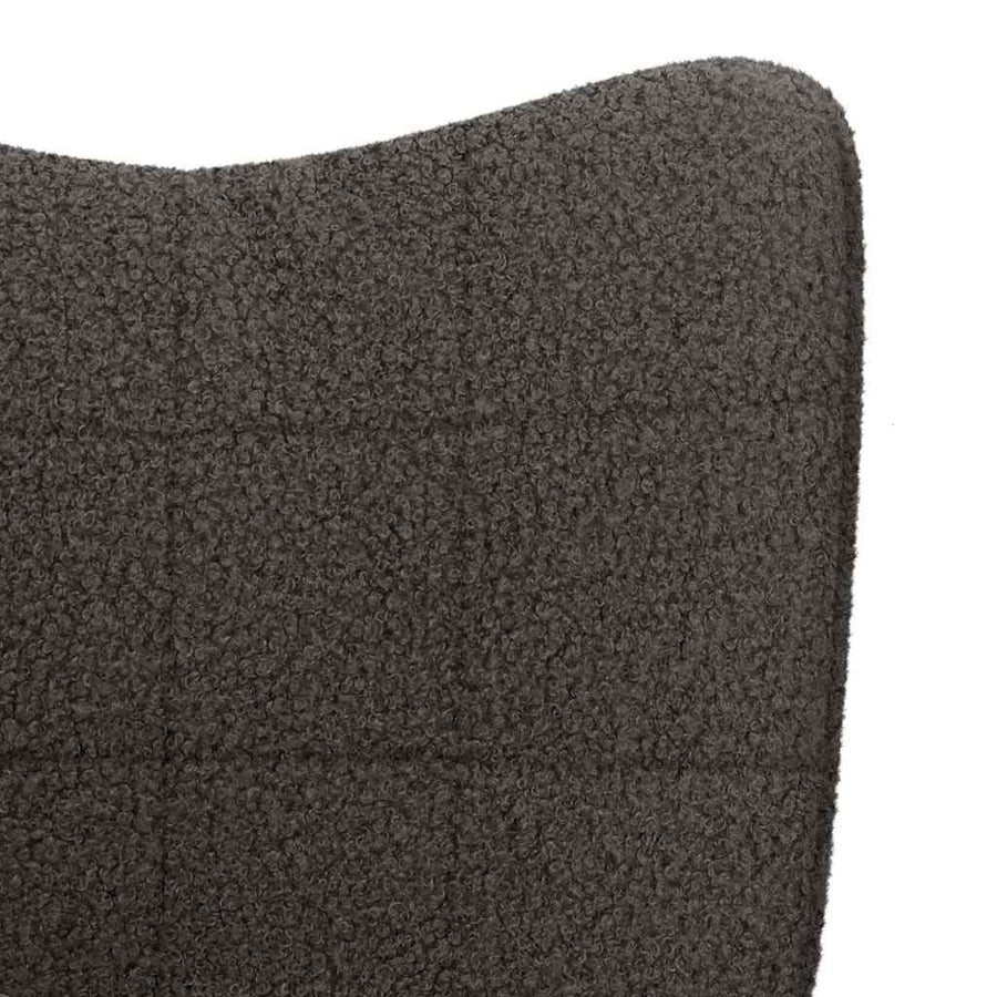 Fauteuil Donkergrijs 62 x 67 x 95,5 cm Sherpa Stof