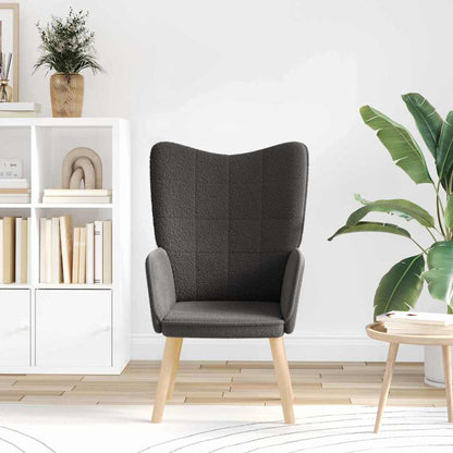 Fauteuil Donkergrijs 62 x 67 x 95,5 cm Sherpa Stof