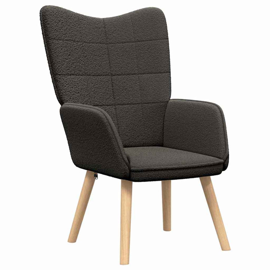 Fauteuil Donkergrijs 62 x 67 x 95,5 cm Sherpa Stof