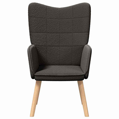 Fauteuil Donkergrijs 62 x 67 x 95,5 cm Sherpa Stof