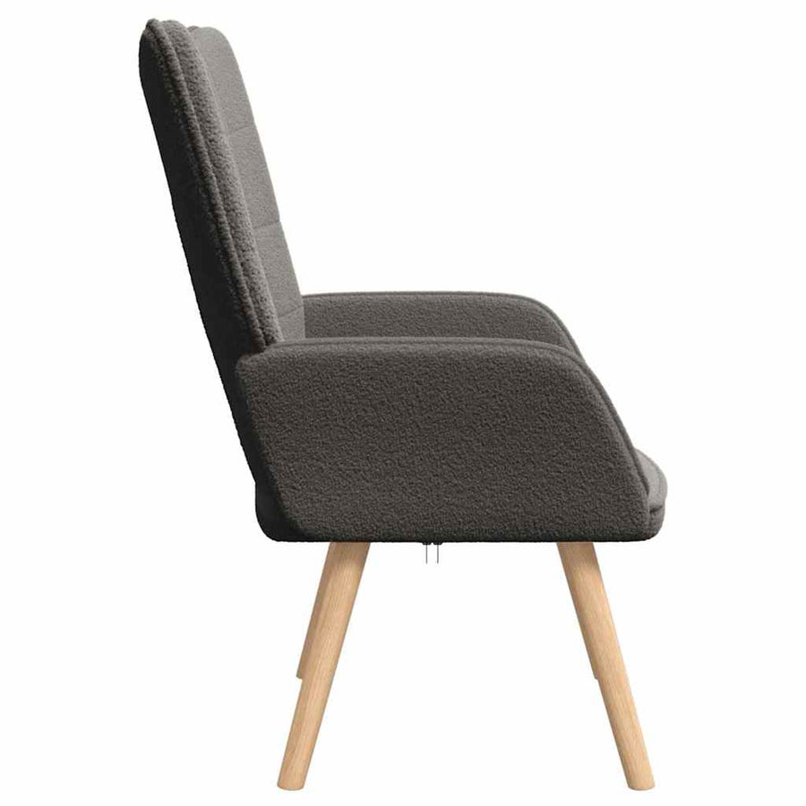 Fauteuil Donkergrijs 62 x 67 x 95,5 cm Sherpa Stof