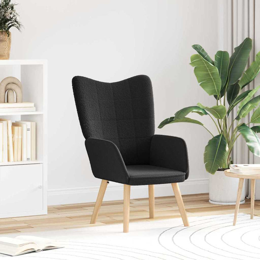 Fauteuil Zwart 62 x 67 x 95,5 cm Sherpa Stof