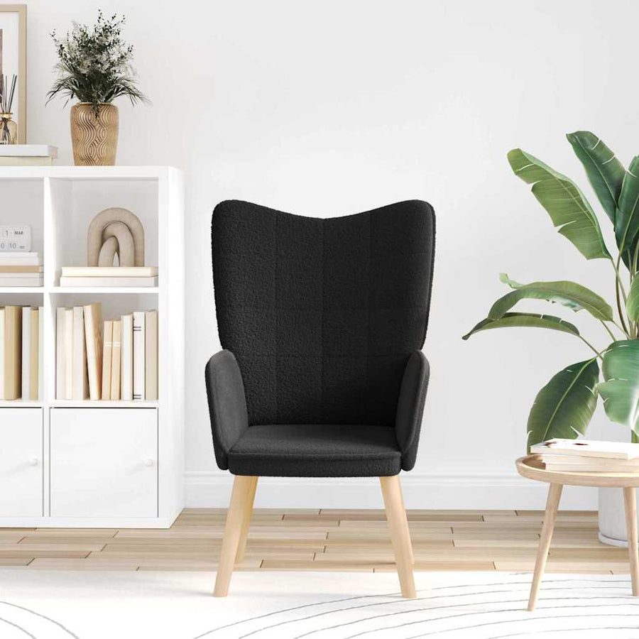 Fauteuil Zwart 62 x 67 x 95,5 cm Sherpa Stof