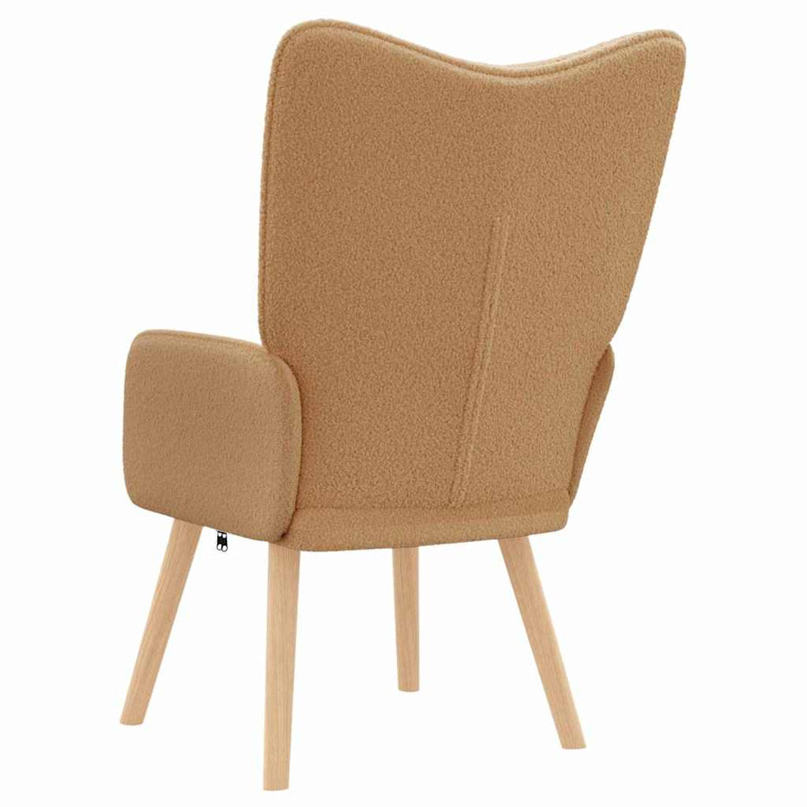 Fauteuil Beige 62 x 67 x 95,5 cm Sherpa Stof