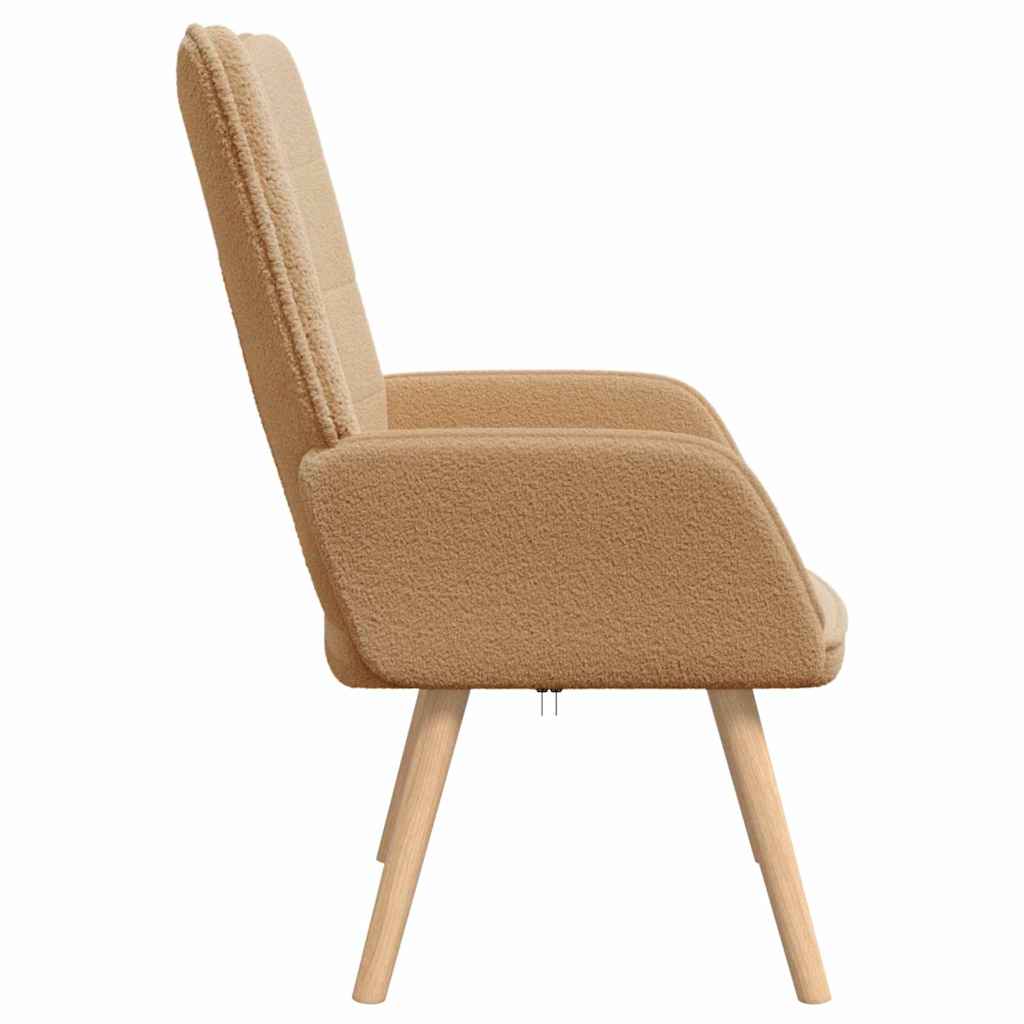 Fauteuil Beige 62 x 67 x 95,5 cm Sherpa Stof