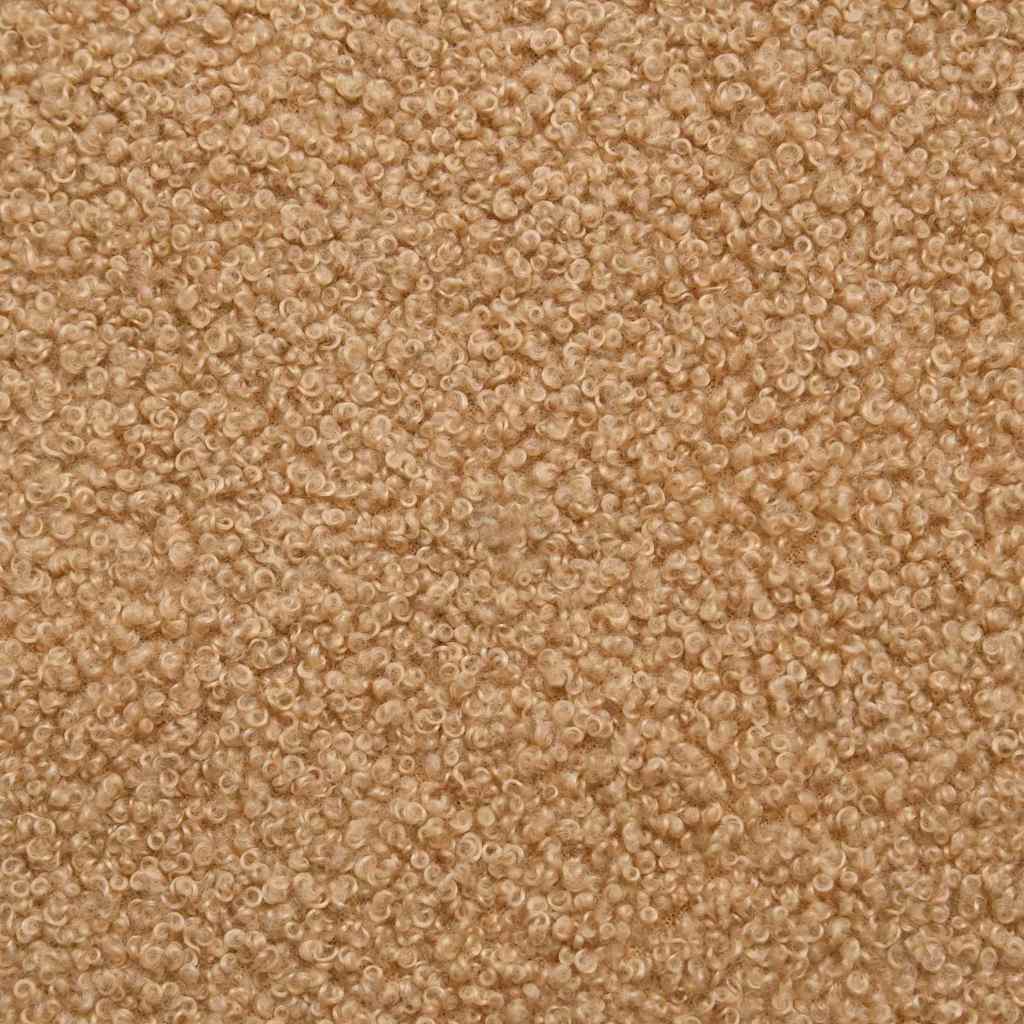 Schommelstoel Beige Sherpa Stof