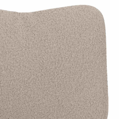 Fauteuil Lichtgrijs 63 x 67 x 94 cm Schapenstof en Triplex