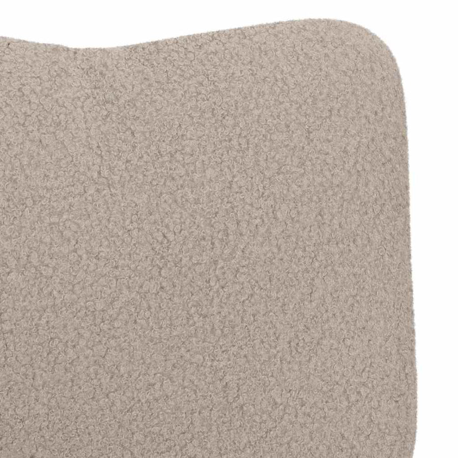 Fauteuil Lichtgrijs 63 x 67 x 94 cm Schapenstof en Triplex