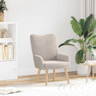 Fauteuil lichtgrijs 63x67x94 cm schapenstof