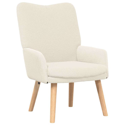 Fauteuil Crème 63 x 67 x 94 cm Schapenstof en Triplex