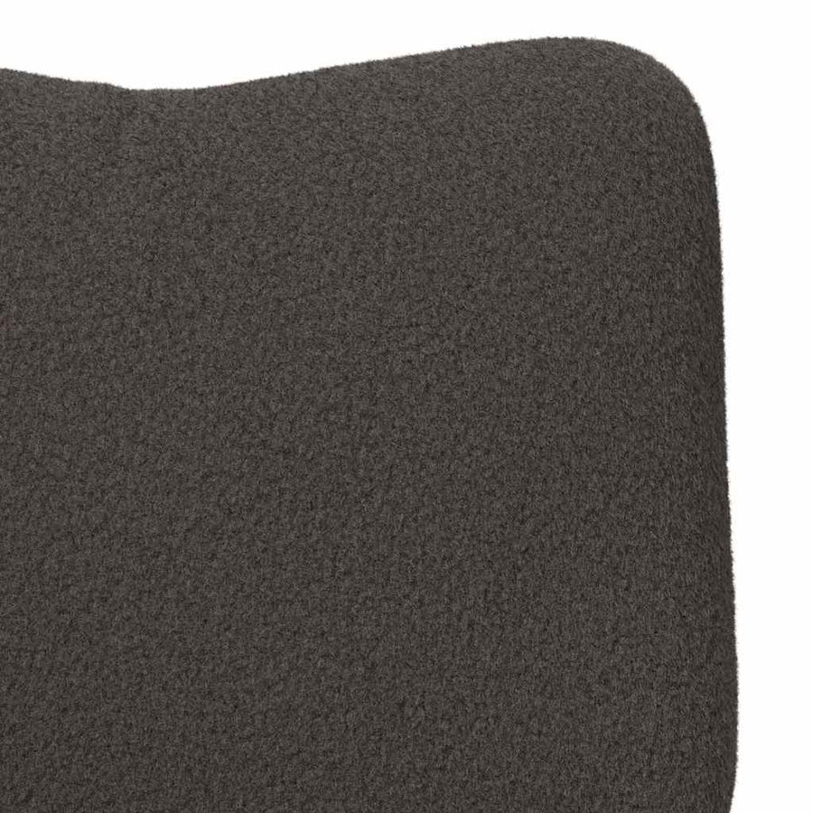 Fauteuil Donkergrijs 63 x 67 x 94 cm Schapenstof en Triplex