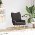 Fauteuil donkergrijs 63x67x94 cm schapenstof